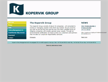 Tablet Screenshot of kopervikgroup.no